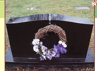 Easter Wreath Hanger for Headstone